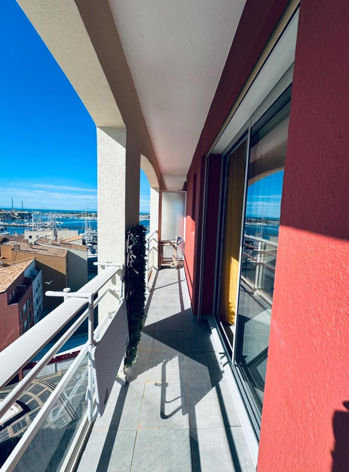 Centre Port,Vue Panoramique,Clim,Balcon,Wifi Lejlighed Agde Eksteriør billede