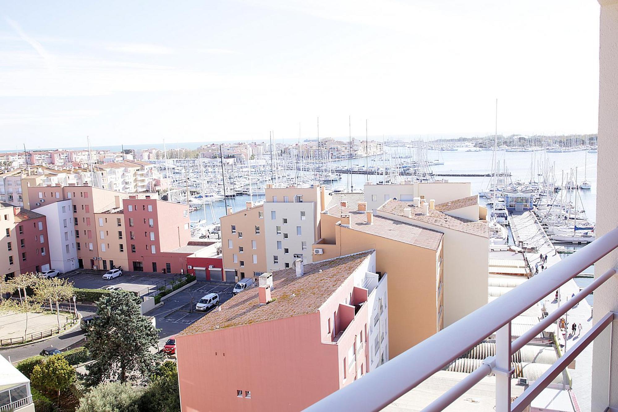 Centre Port,Vue Panoramique,Clim,Balcon,Wifi Lejlighed Agde Eksteriør billede