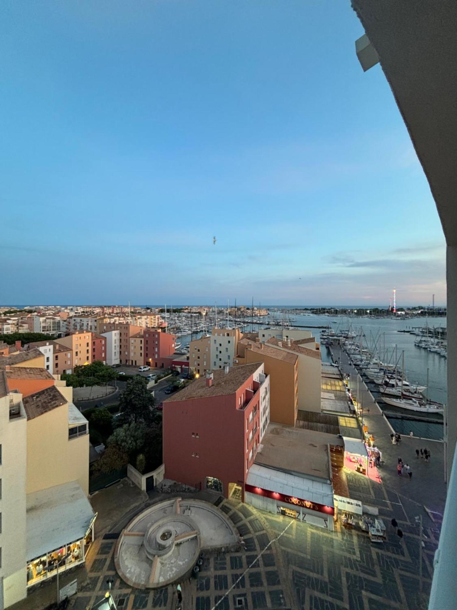 Centre Port,Vue Panoramique,Clim,Balcon,Wifi Lejlighed Agde Eksteriør billede