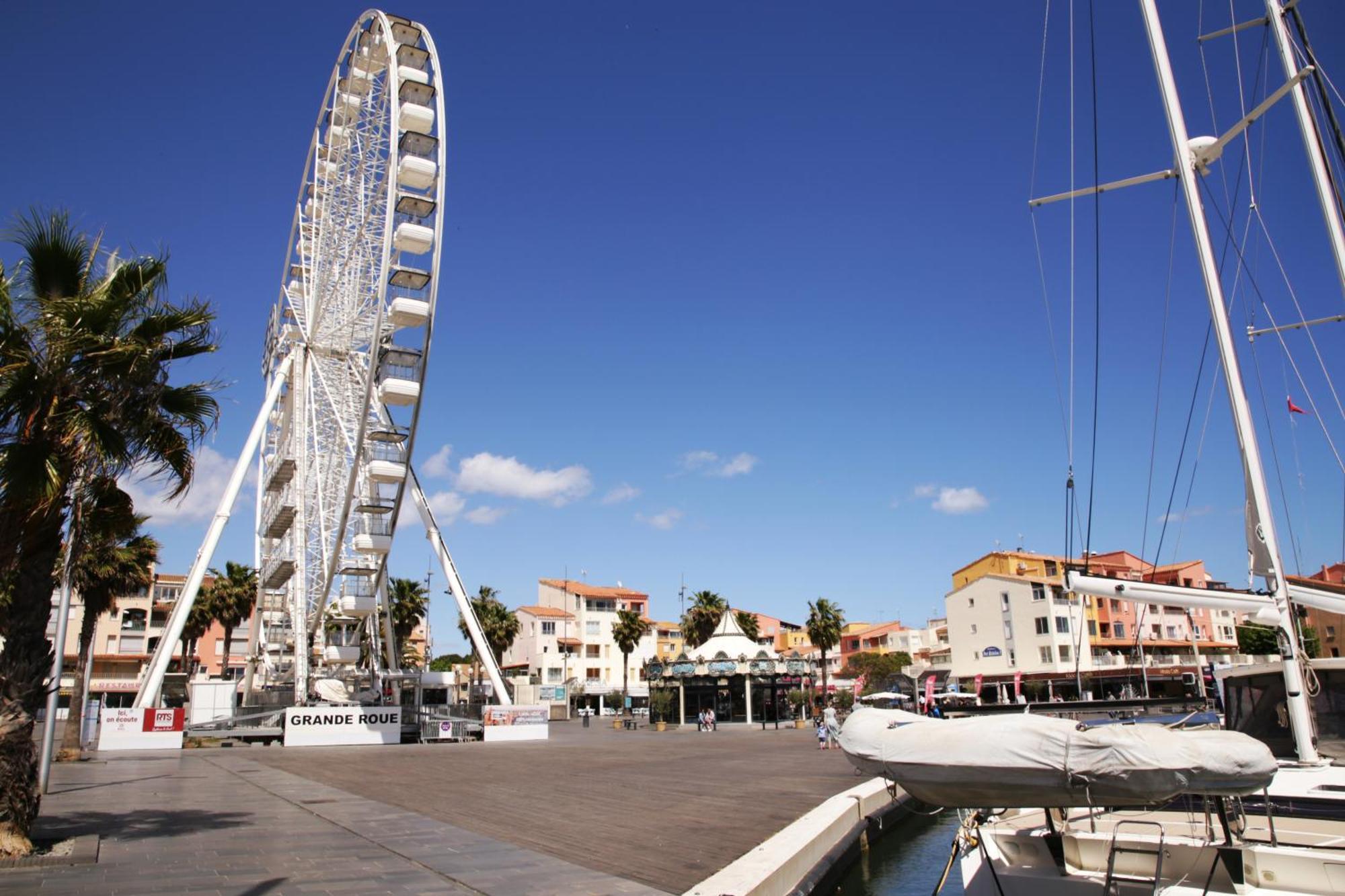 Centre Port,Vue Panoramique,Clim,Balcon,Wifi Lejlighed Agde Eksteriør billede