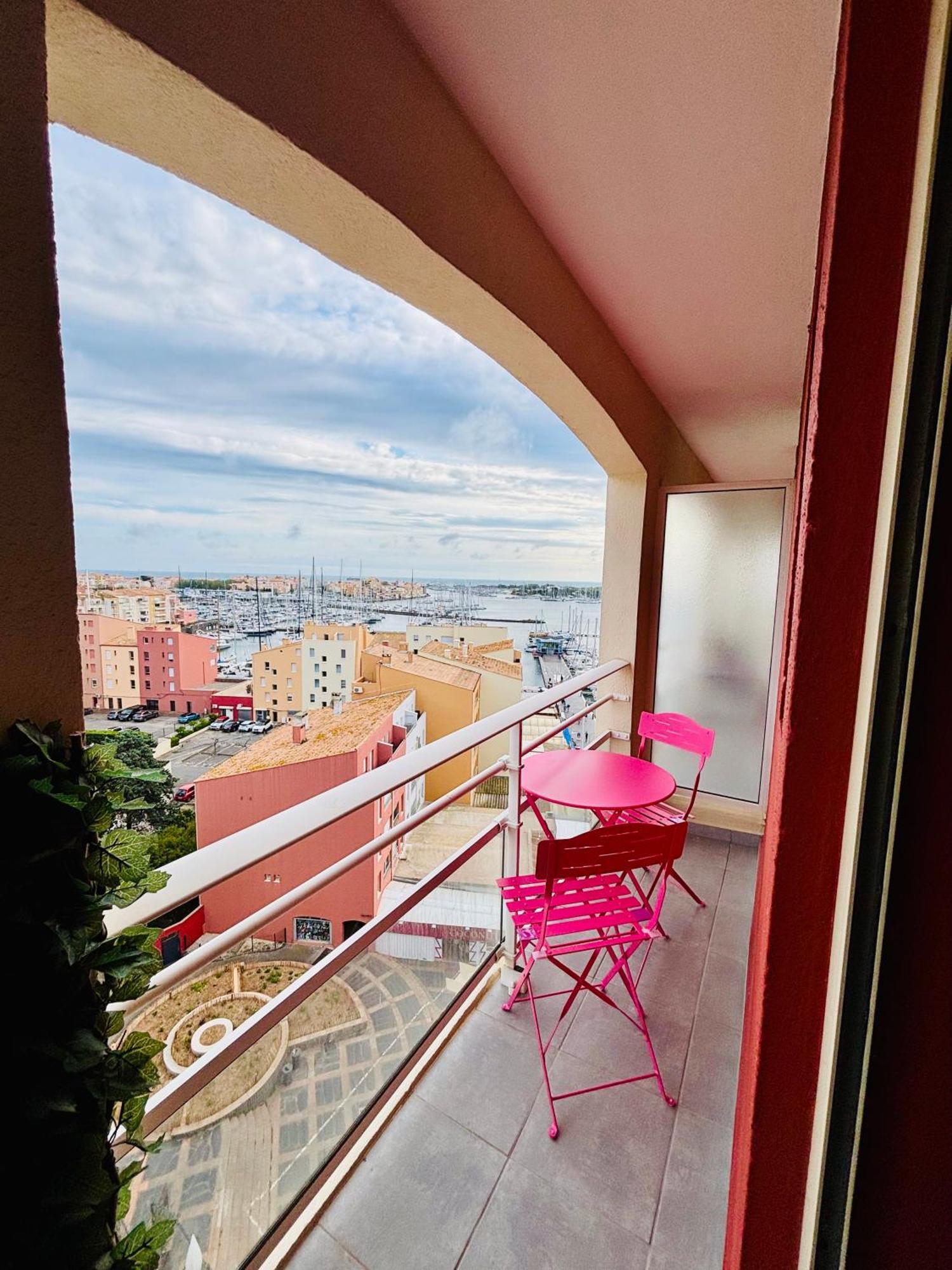 Centre Port,Vue Panoramique,Clim,Balcon,Wifi Lejlighed Agde Eksteriør billede